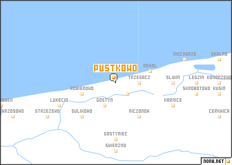 map of Pustkowo