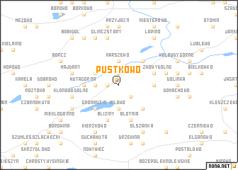 map of Pustkowo