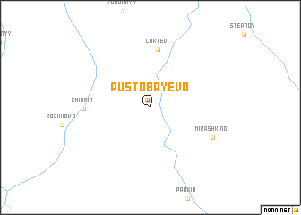 map of Pustobayevo