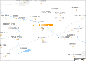 map of Pustohorod