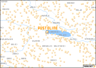 map of Pustoline