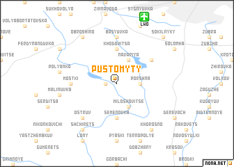 map of Pustomyty