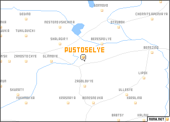 map of Pustoselʼye