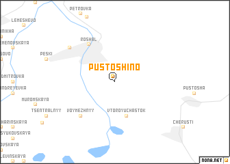 map of Pustoshino