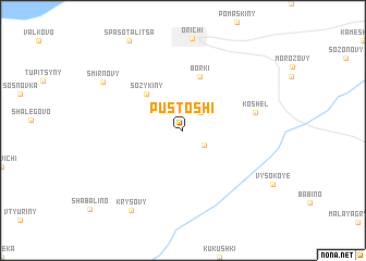 map of Pustoshi