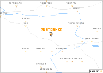 map of Pustoshka