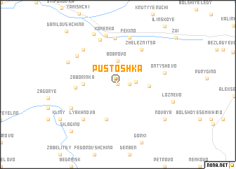 map of Pustoshka