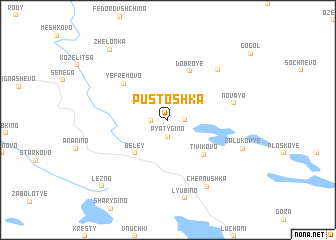 map of Pustoshka