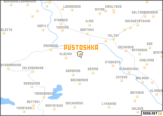 map of Pustoshka