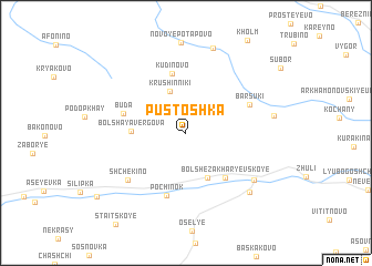 map of Pustoshka