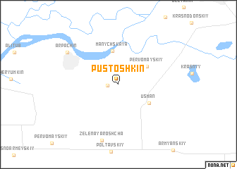 map of Pustoshkin