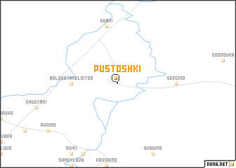 map of Pustoshki