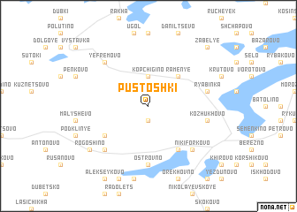 map of Pustoshki