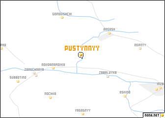 map of Pustynnyy