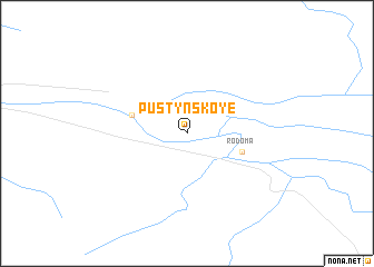 map of Pustynskoye