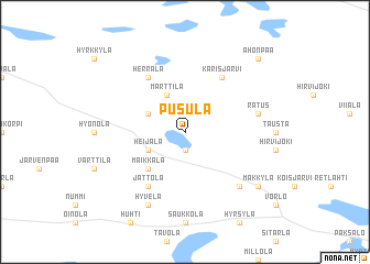 map of Pusula