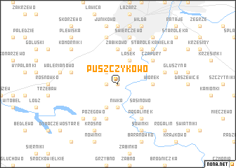 map of Puszczykowo