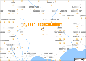 map of Pusztamező-Szőlőhegy