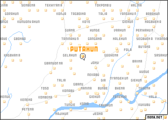 map of Putahun