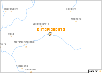 map of Putari-parú-ta