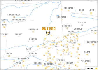 map of Puteng