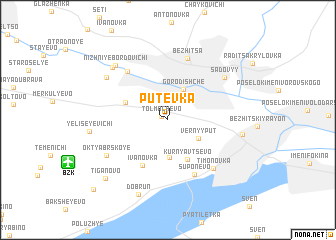 map of Putëvka