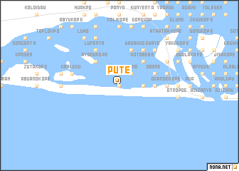 map of Pute