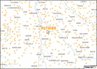 map of Puthiān
