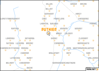 map of Puthier