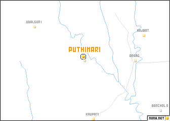 map of Puthimāri