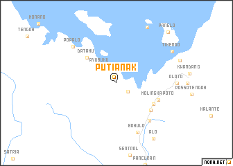 map of Putianak