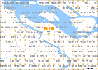 map of Putia