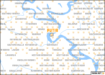 map of Putia