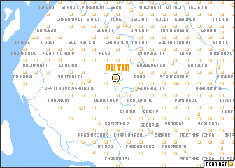 map of Putia