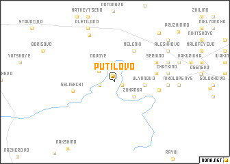 map of Putilovo