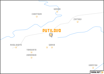 map of Putilovo