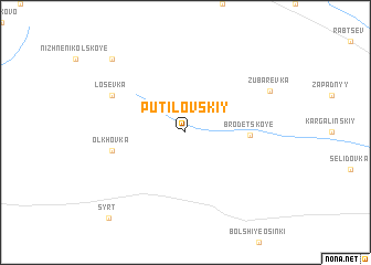 map of Putilovskiy