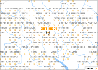 map of Putimāri