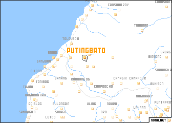 map of Puting-Bato