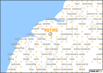 map of Pu-ting