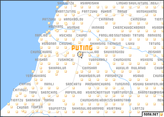 map of Pu-ting