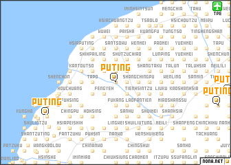 map of Pu-ting