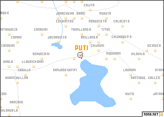 map of Puti