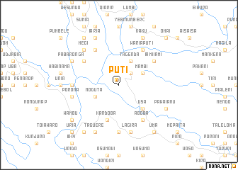 map of Puti