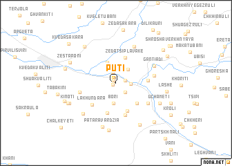 map of Pʼutʼi