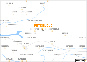 map of Putkelovo