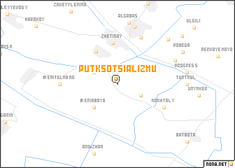 map of Putʼ k Sotsializmu