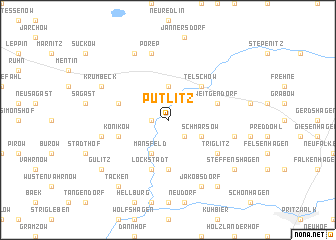 map of Putlitz