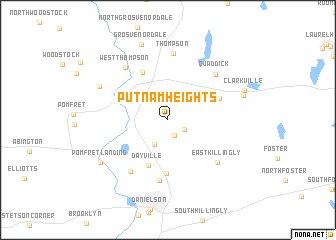 map of Putnam Heights