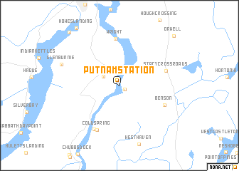 map of Putnam Station